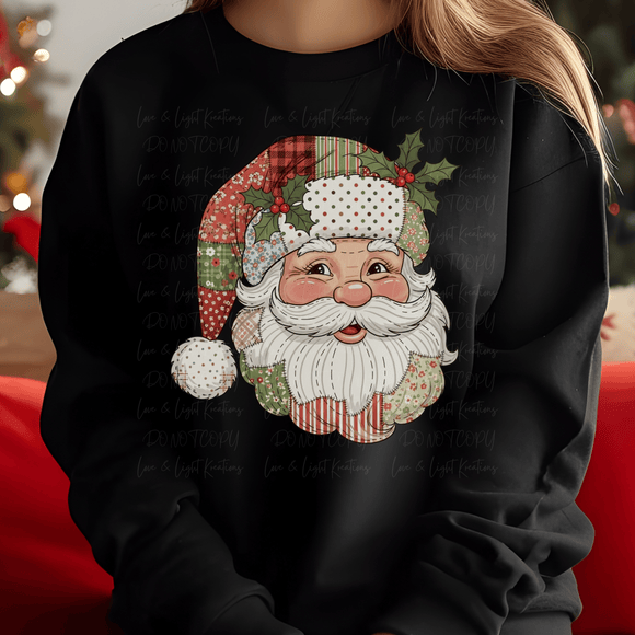 Quilted Santa Head