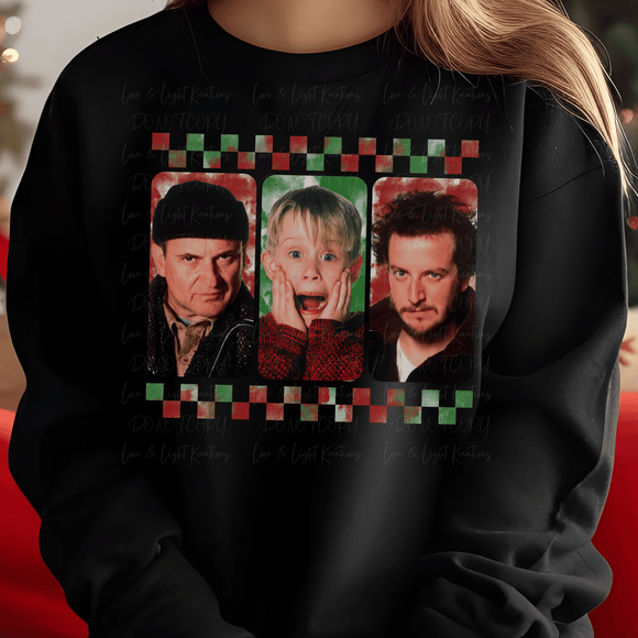 Retro Classic Movie Checkered Home