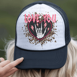 Rocker Love You Skeleton Valentine Hand