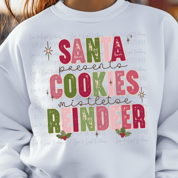 Santa Cookies Reindeer