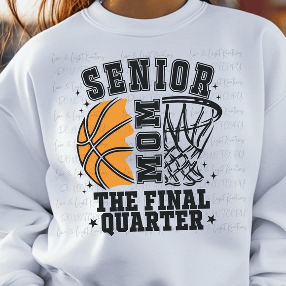Senior Mom The Final Quarter - Black
