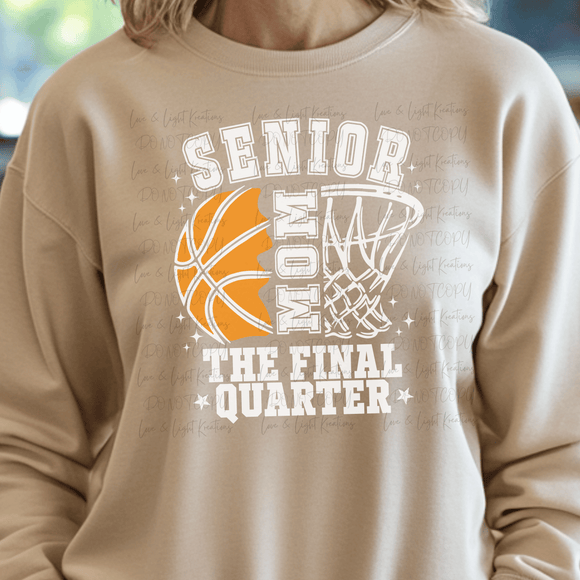 Senior Mom The Final Quarter - White
