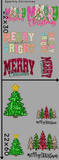 Sparkly Christmas Pre Made Gang Sheet