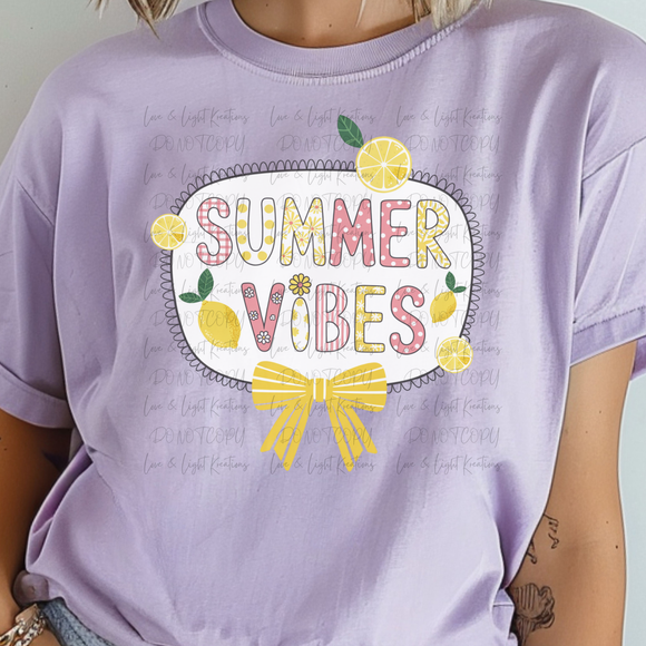 Sumer Vibes White Background