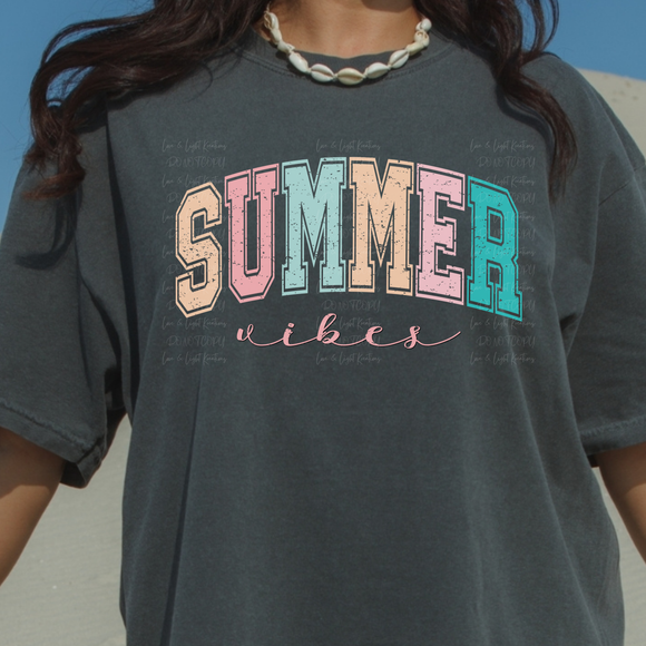 Summer Vibes Pastel Colors