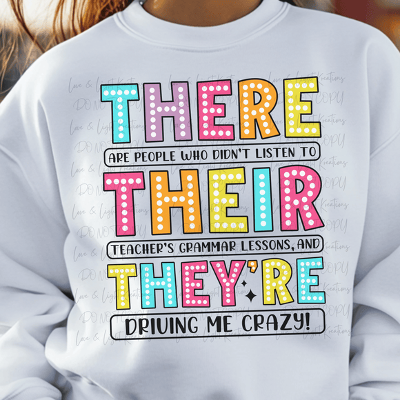 There, Their, They're Funny Teacher