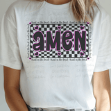 Trust in the Lord Checkered Amen