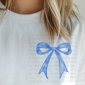 Watercolor Coquette Bow