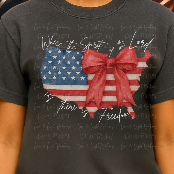 Where the Spirit Of the Lord is there is Freedom