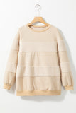Round Neck Raglan Sleeve Sweatshirt