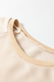 Round Neck Raglan Sleeve Sweatshirt